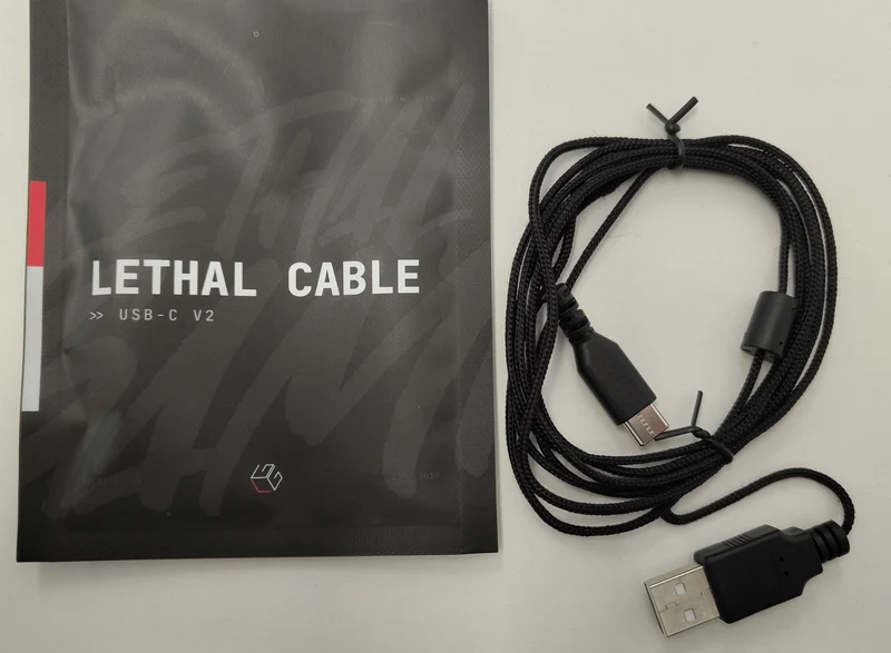Lethal Gaming Gear Lethal Cable for Mice (USB-C to USB-A)