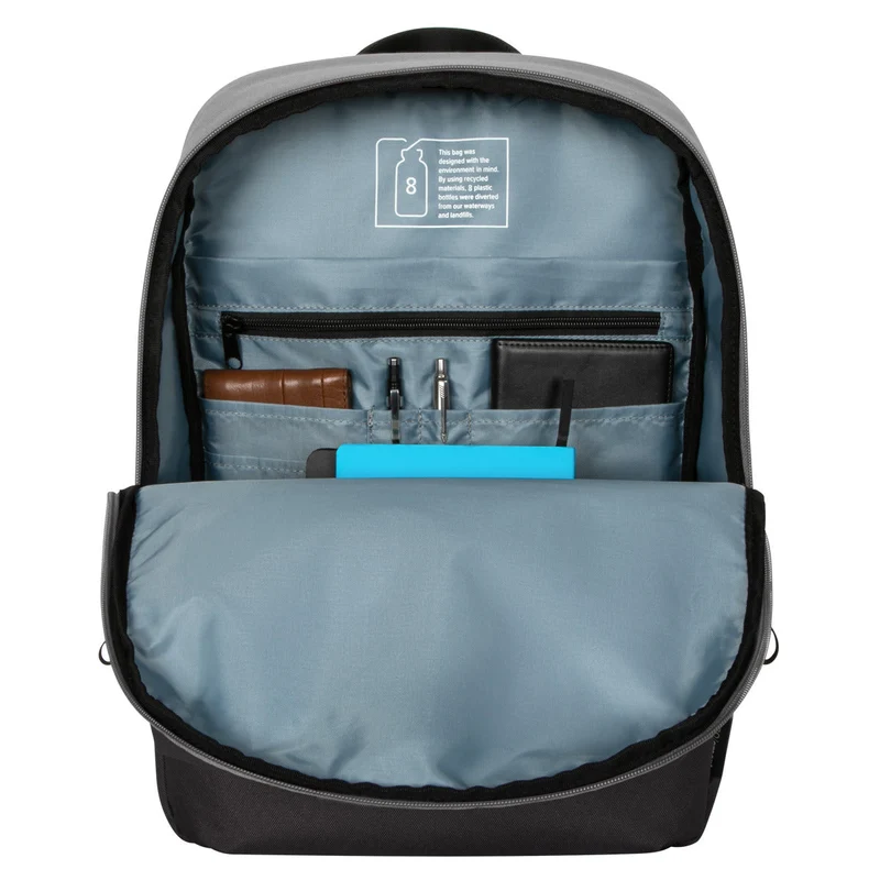 Sac à dos Commuter Sagano™ EcoSmart® 16"- Noir/Gris