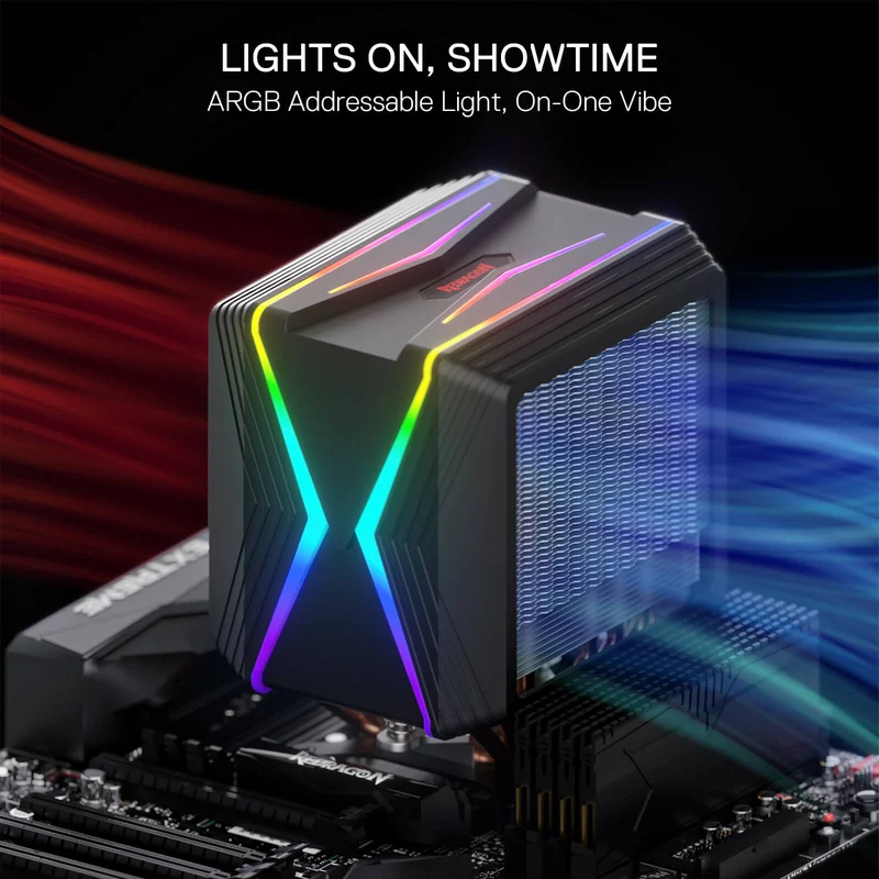 HODUR C218 ARGB Dual Tower CPU Air Cooler