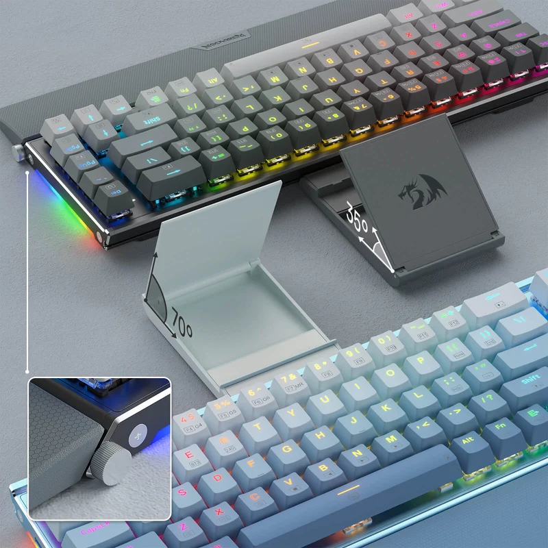 SHACO K641 Wired Aluminum Keyboard