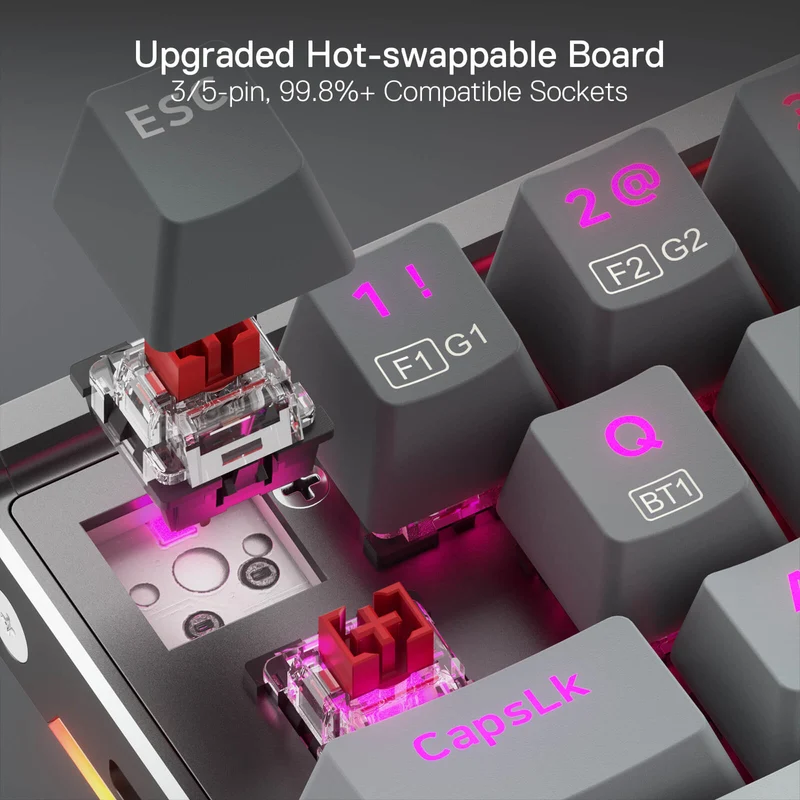 SHACO K641 PRO Wireless Aluminum Keyboard