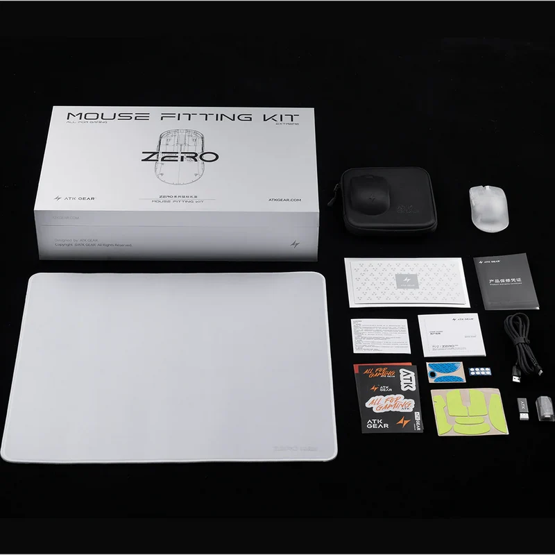 ATK ZERO Extreme Wireless + ATK ZERO Mousepad + 8KHz GEM Dongle + 8KHz Nano Dongle