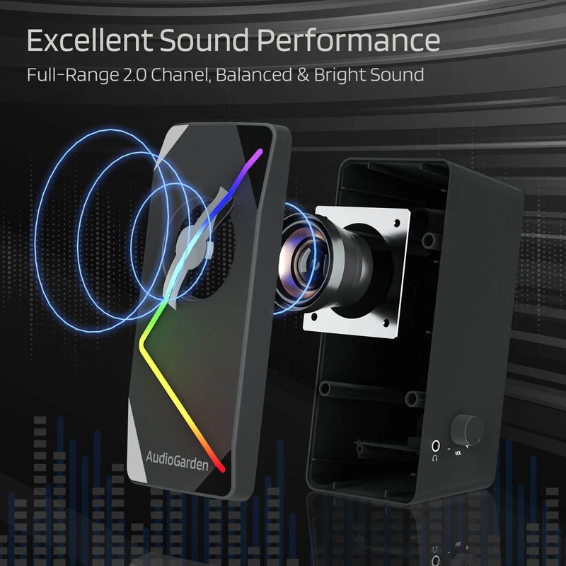 Redragon x LTC AudioGarden AG-201 Computer Speakers