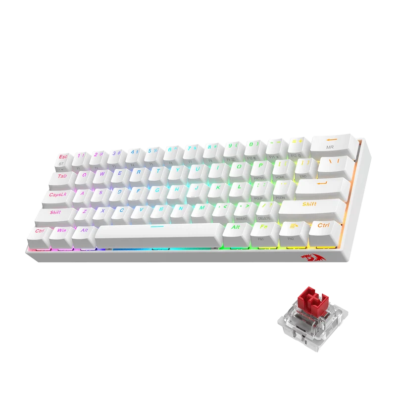 DRACONIC PRO K530 WHITE (Quiet-Red Switches)