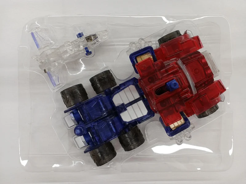 Figurine en vinyle souple TAKARA Robot Crystal Convoy TV Magazine Limited