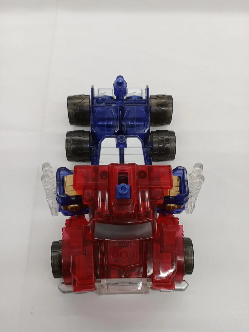 Figurine en vinyle souple TAKARA Robot Crystal Convoy TV Magazine Limited