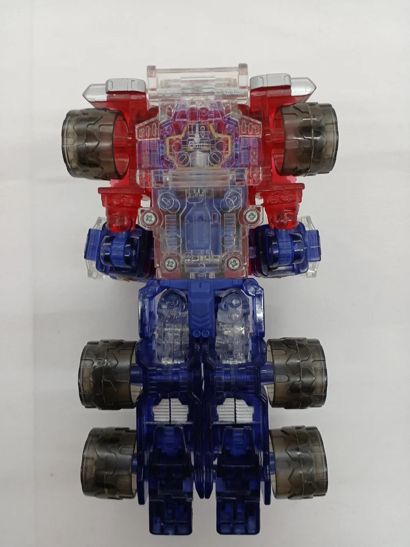 Figurine en vinyle souple TAKARA Robot Crystal Convoy TV Magazine Limited