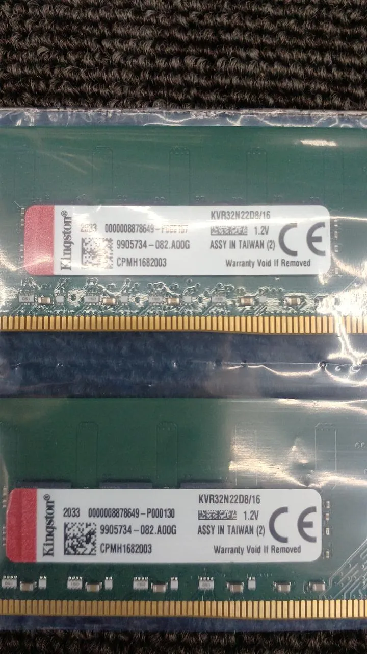 Mémoire de bureau KINGSTONE DDR4 KVR32N22D8/16