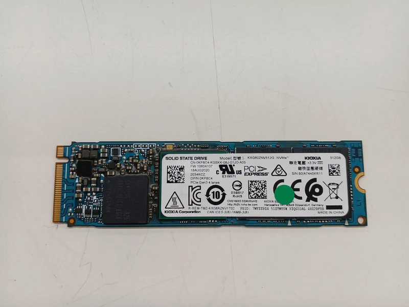 SSD KIOXIA M.2 512 Go KXG60ZNV512G