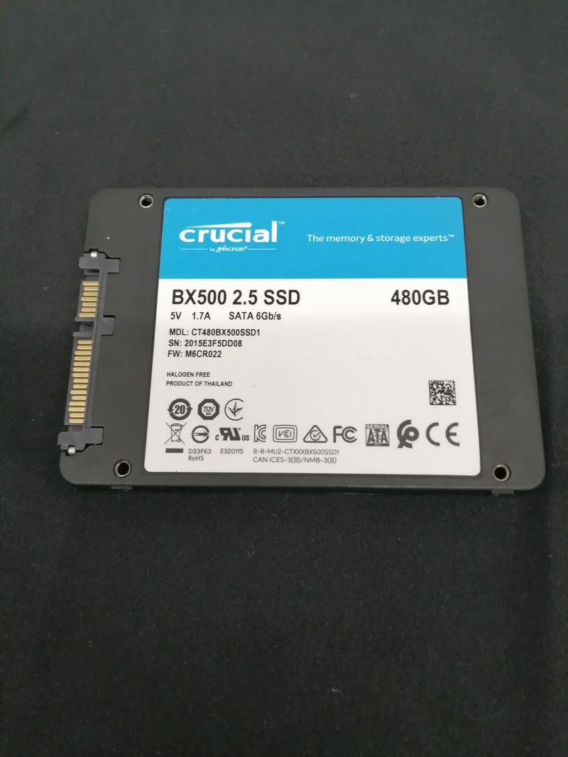 SSD CRICIAL (480 Go) CT480BX500SSD1