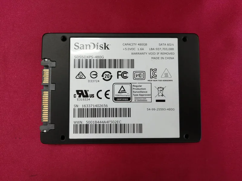 SSD SANDISK SDSSDXPS-480G