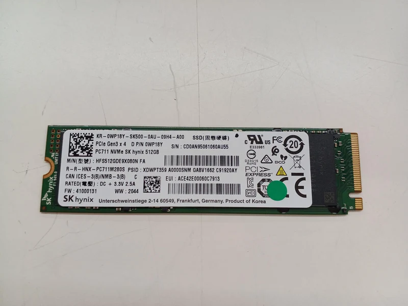 SK HYNIX M.2 SSD 512 Go HFS512GDE9X080N FA