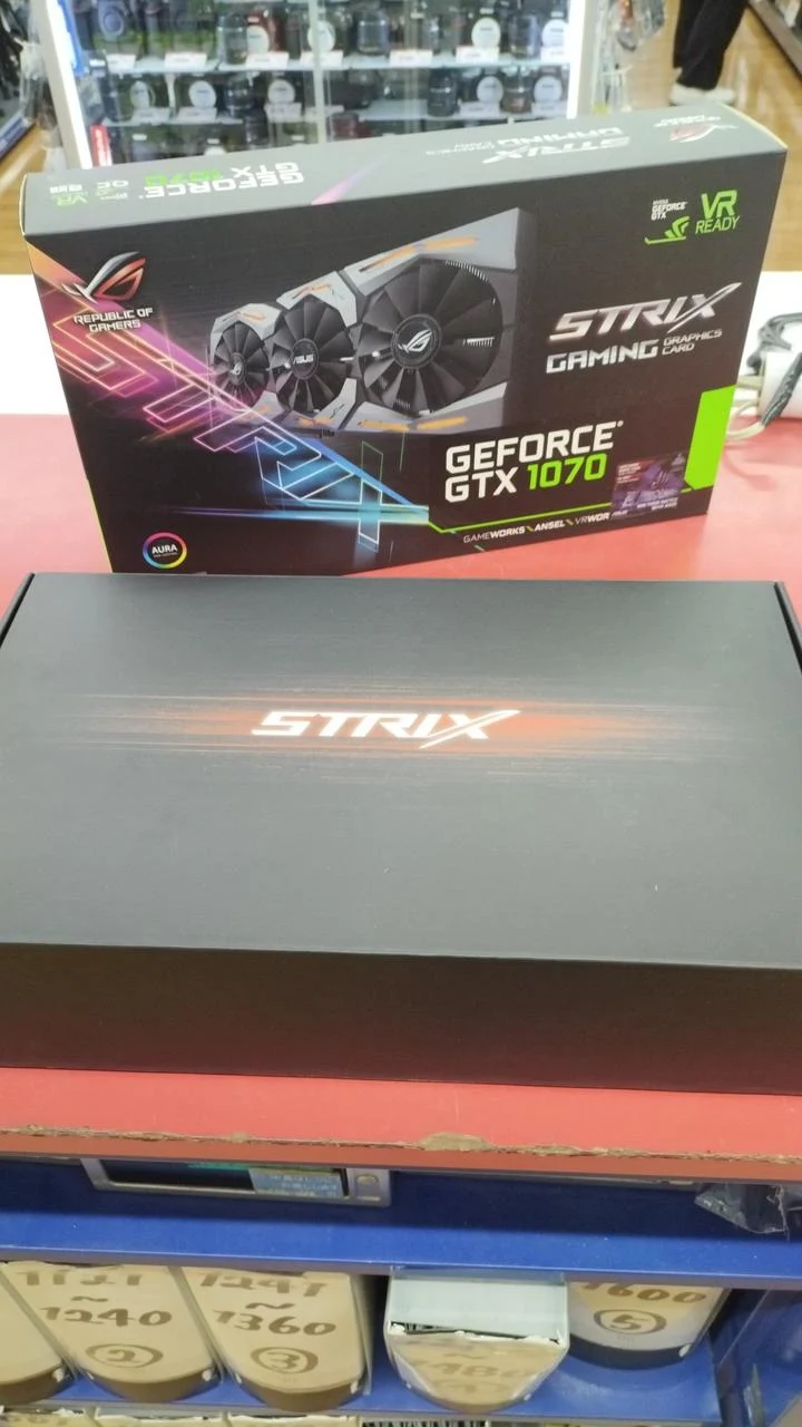 Carte graphique ASUS : STRIX GEFORCE GTX 1070-08G