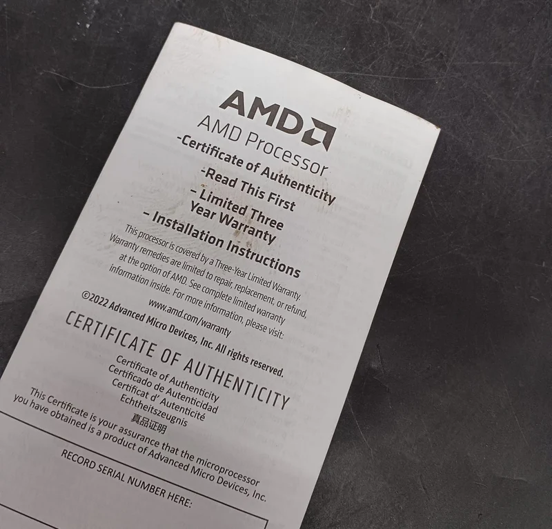 Processeur AMD Ryzen 5 9600X