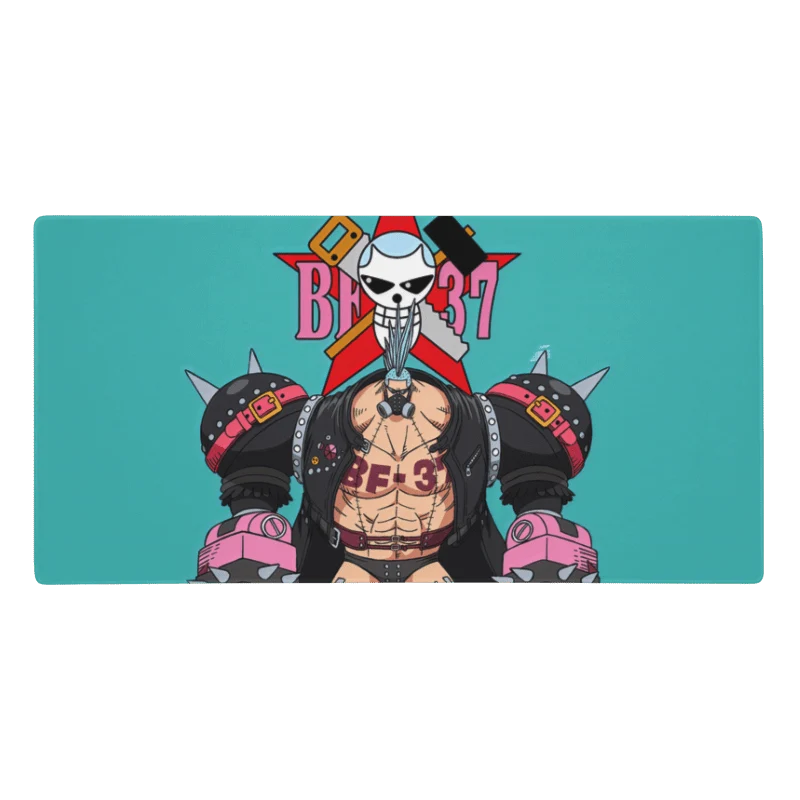 Tapis De Souris Manga Pirate Cyborg