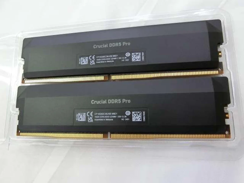 Mémoire Crucial PRO Series DDR5 (32 Go) CP2K16G60C36U5 DDR5-6000