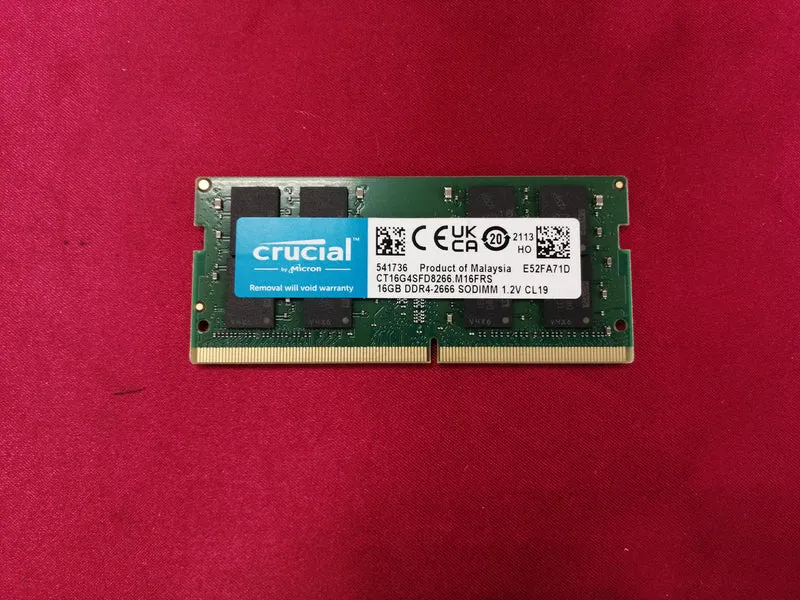 Mémoire CRUCIAL CT16G4SFD8266. M16FRS