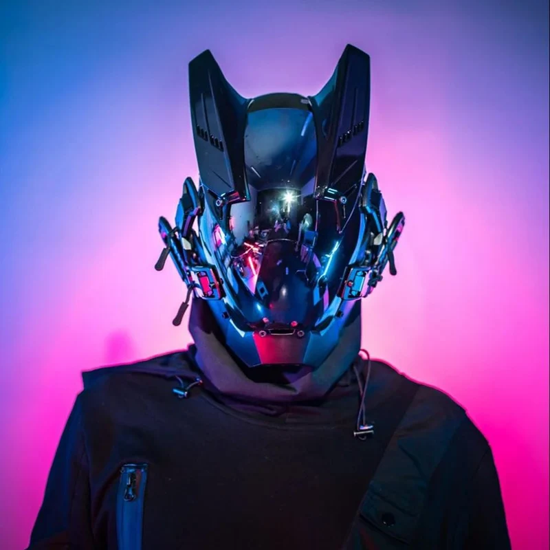 Cyberpunk Futuristic Mask (Cybist Edger)