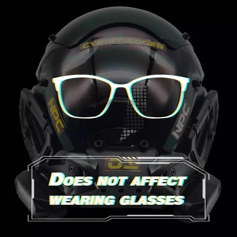 Cyberpunk Futuristic Mask (Cybist Edger)