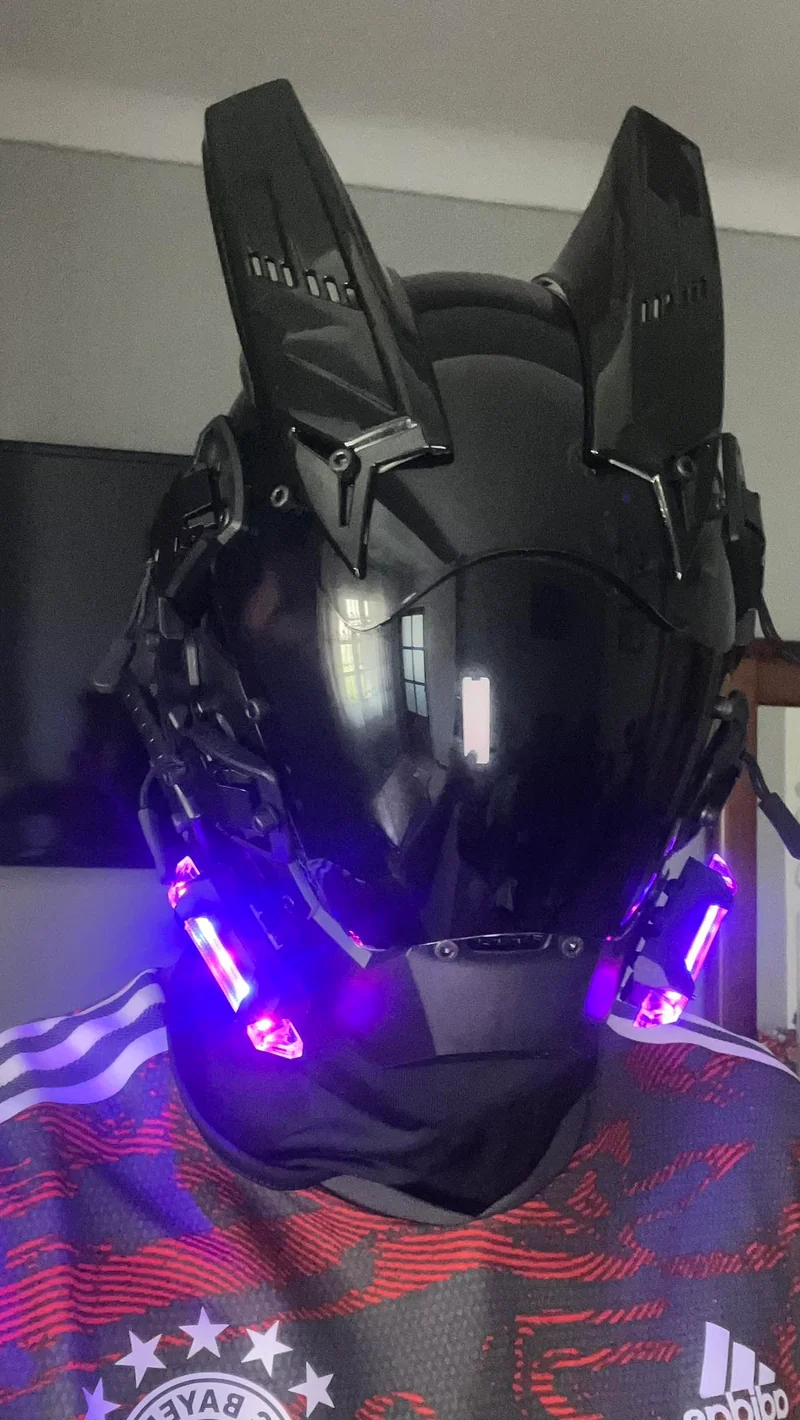 Cyberpunk Futuristic Mask (Cybist Edger)