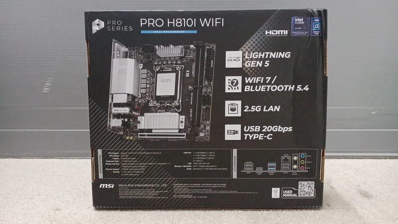Carte mère MSI PRO H810I WIFI