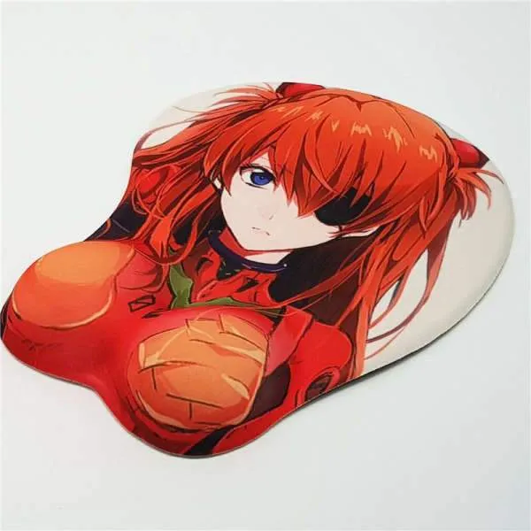Tapis de souris seins Asuka Langley Soryu