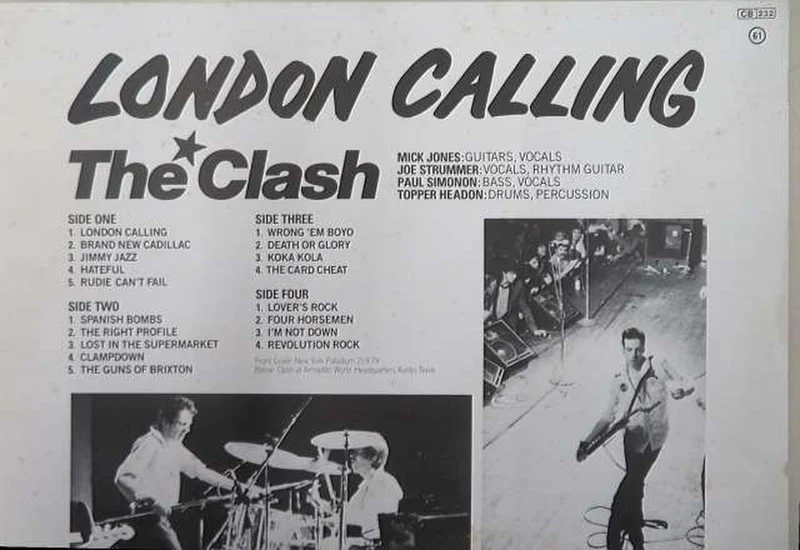 SONY Western Music LONDON CALLING 35·3P-175~6