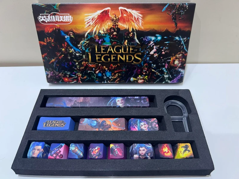 League of Legends Jinx Keycaps Set