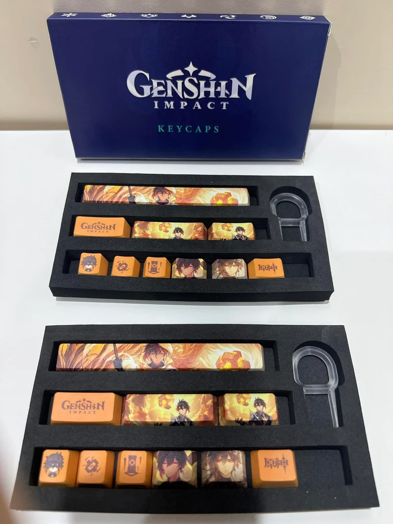 Genshin Impact Zhong Li Keycaps Set