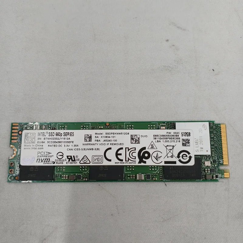 SSD Intel SSDPEKNW5 12 Go