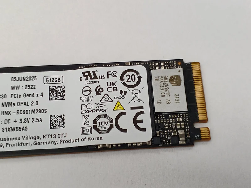 SSD SK HYNIX M.2 NVMe (2280) 512 Go HFS512GEJ9X164N EL