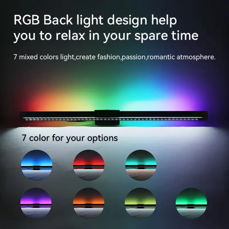 CANMEIJIA Monitor Light Bar (Front Light + RGB Back Light)