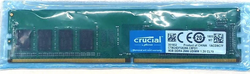 Mémoire PC CRUCIAL CT8G4DFS8266. C8FD1
