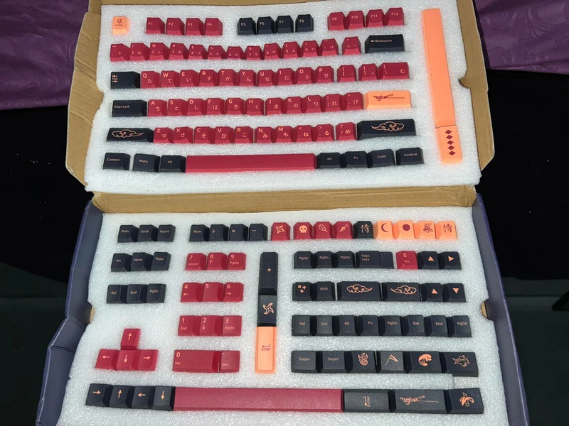 Red Samurai Keycaps
