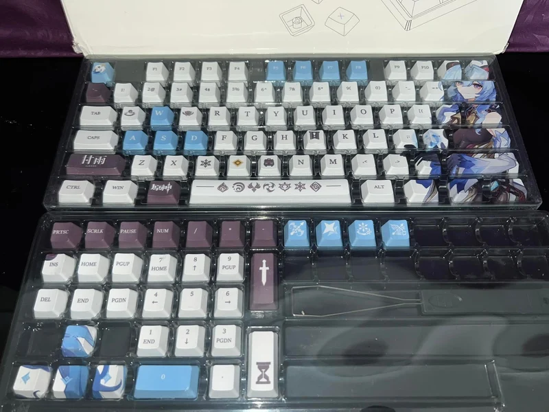 Genshin Impact Ganyu Keycaps