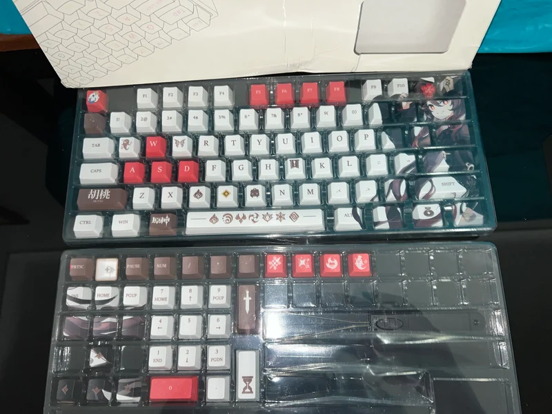Genshin Impact Hutao Keycaps (Full Set)