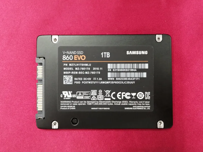 SSD SAMSUNG 860 EVO 1 To