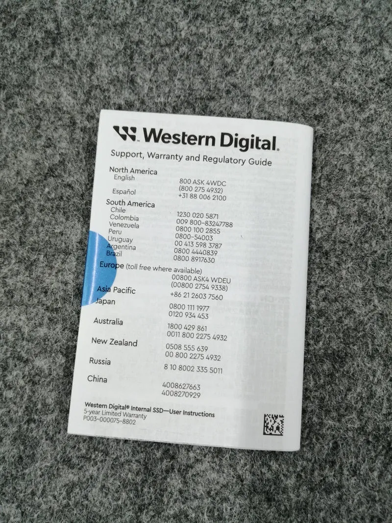 SSD WESTERN DIGITAL 2.5 pouces WDS500G1R0A