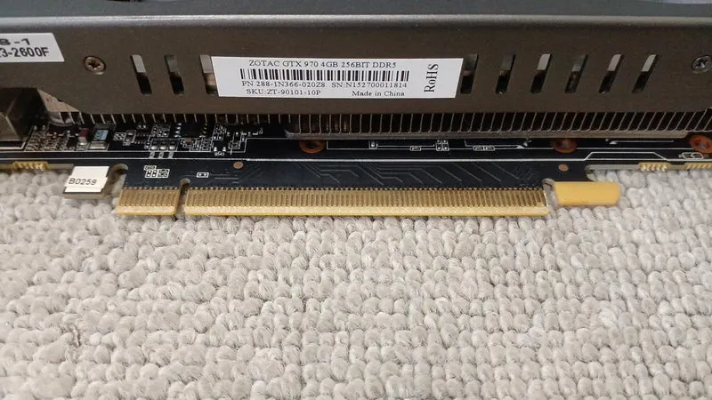 Carte graphique ZOTAC : GTX 970 4 Go