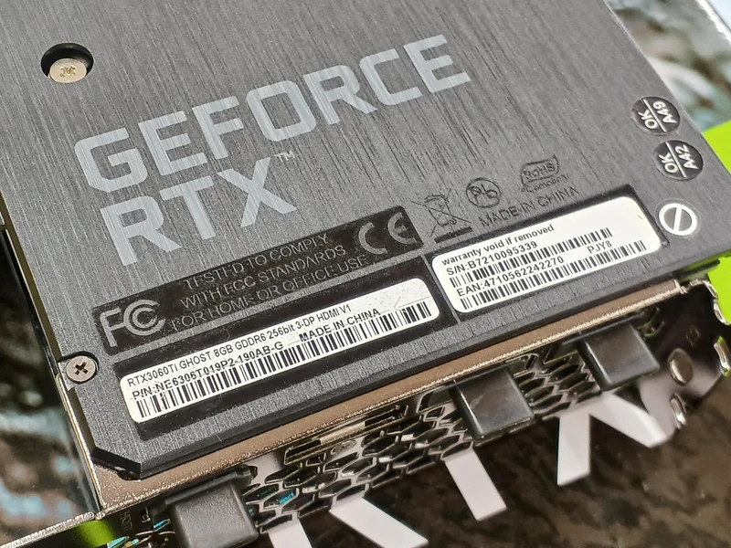 GAINWARD GeForce RTX 3060 Ti Ghost NE6306T019P2-190AB