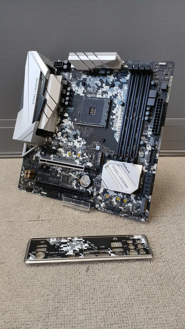 Carte mère ASROCK B450M STEEL LEGEND