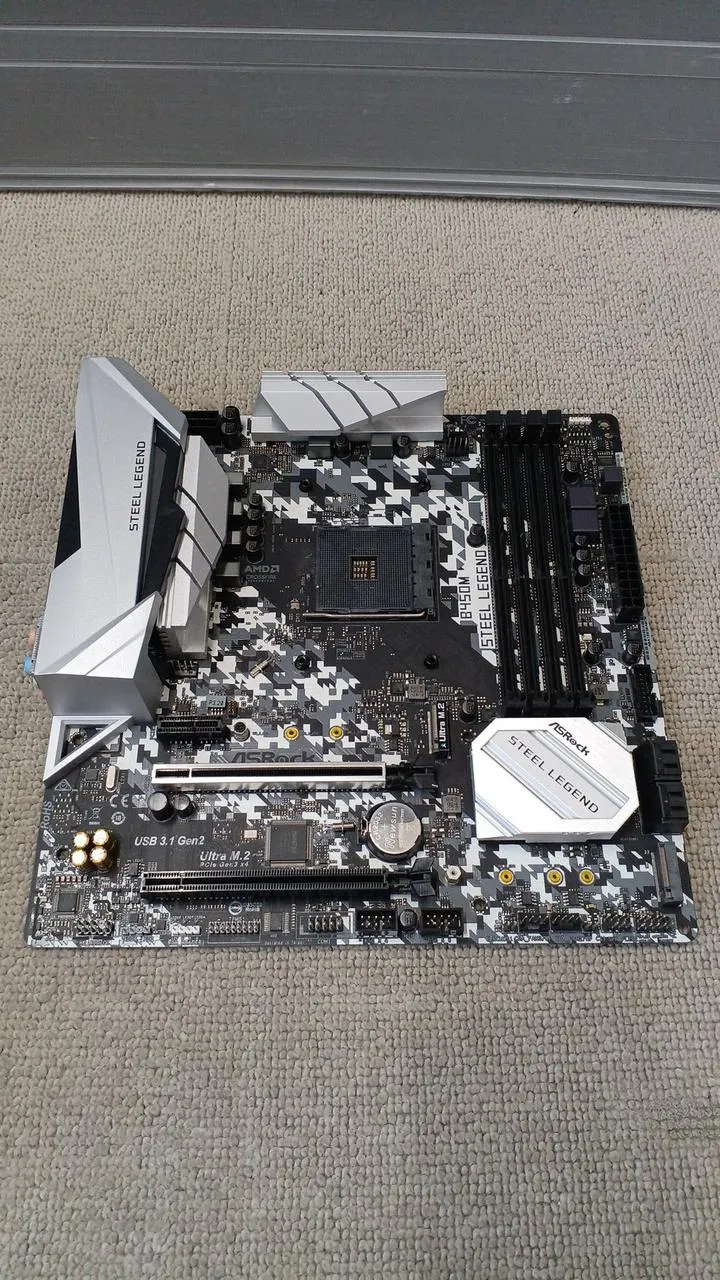 Carte mère ASROCK B450M STEEL LEGEND