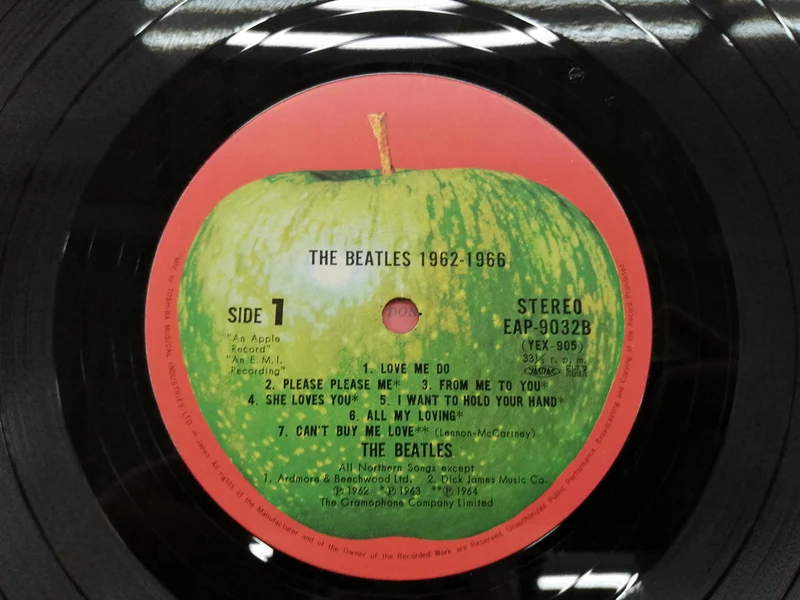 APPLE THE BEATLES / 1962-1966 EAP-9032B