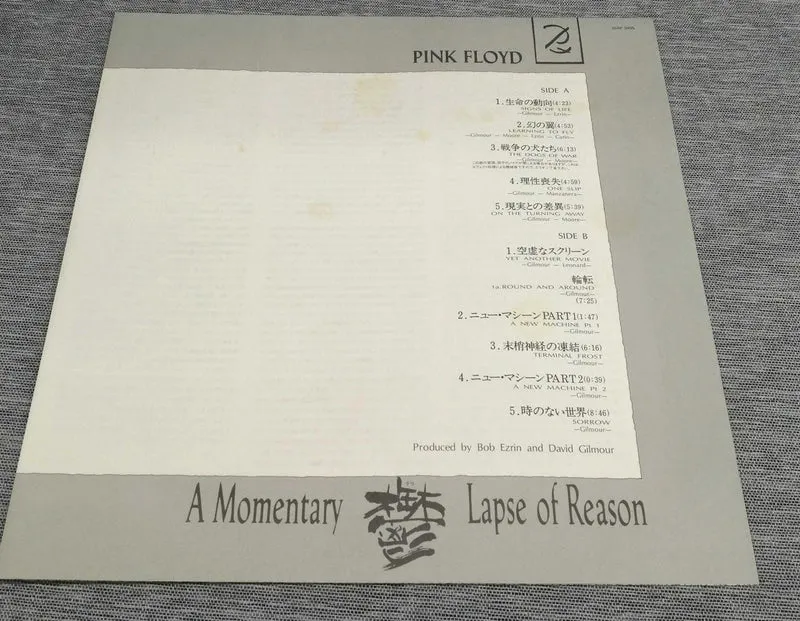 Disque SONY : UN TOUR DE RAISON MOMENTANÉ