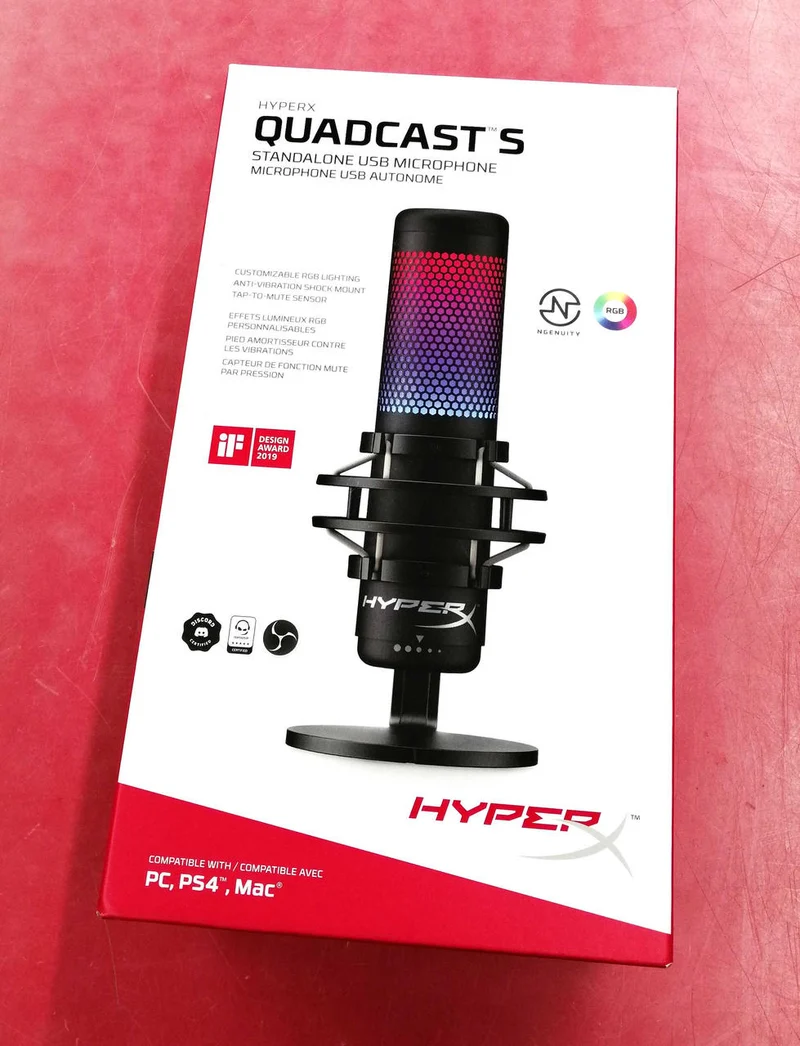Microphone USB HYPER X QUADCAST S