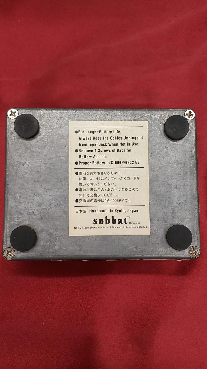 Pédale d'effets SOBBAT DB-3