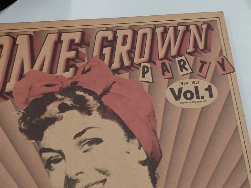 Disque d'échantillons SONY HOME GROWN PARTY VOL.1 XDAH 93010