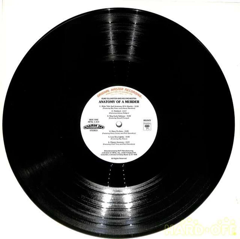 Sony Duke Ellington « A Certain Murder » MFSL1-214 (Exporté aux États-Unis)