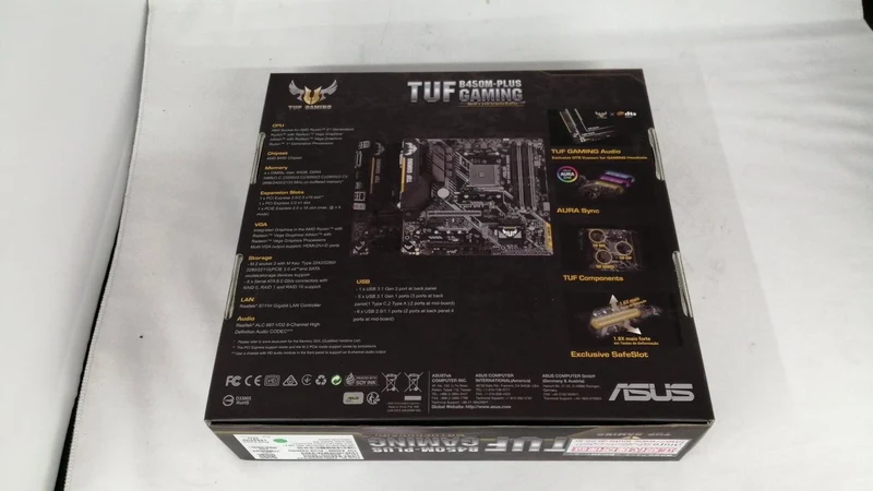 Carte mère ASUS TUF B450M-PLUS GAMING