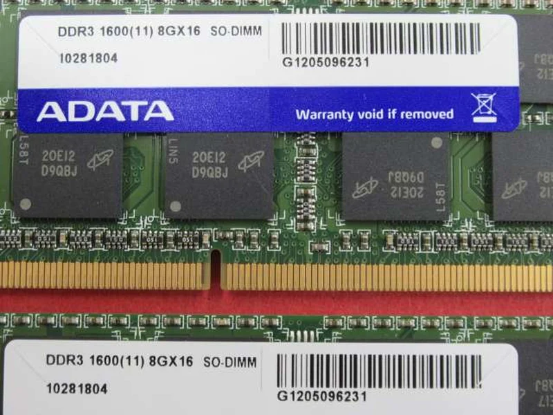 ADATA [Pour ordinateurs portables] DDR3 1600 8 Go × 2 puces DDR3 1600(11) 8GX16 SO-DIMM